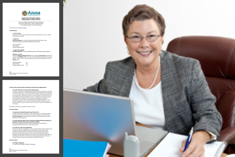 Executive Assistant Minutes Builder After School Board Meeting