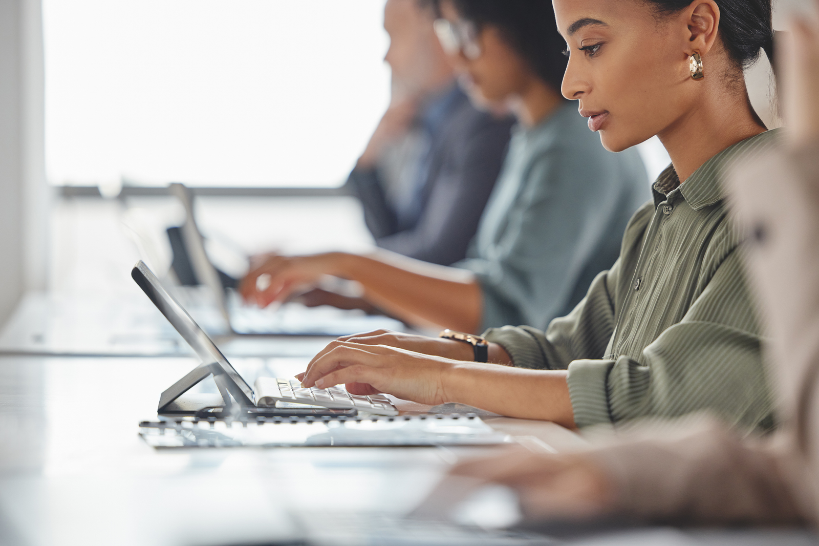 Executive Assistant Minutes Compiler During School Board Meeting